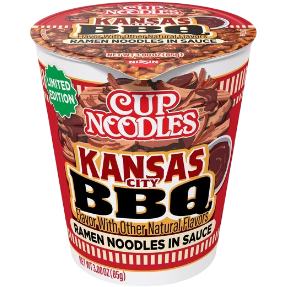 Nissin Cup Noodles Kansas City BBQ Limited Edition, 3.0 oz