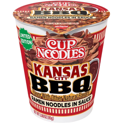 Nissin Cup Noodles Kansas City BBQ Limited Edition, 3.0 oz