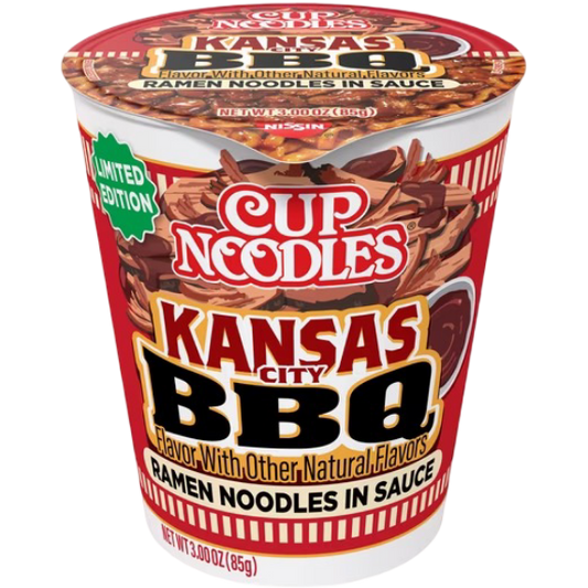 Nissin Cup Noodles Kansas City BBQ Limited Edition, 3.0 oz