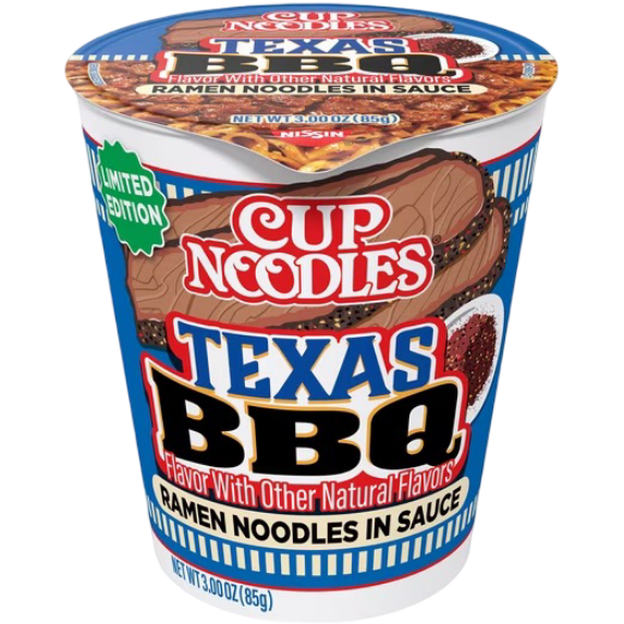 Nissin Cup Noodles Texas BBQ Limited Edition, 3.0 oz
