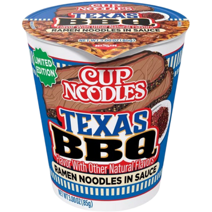 Nissin Cup Noodles Texas BBQ Limited Edition, 3.0 oz