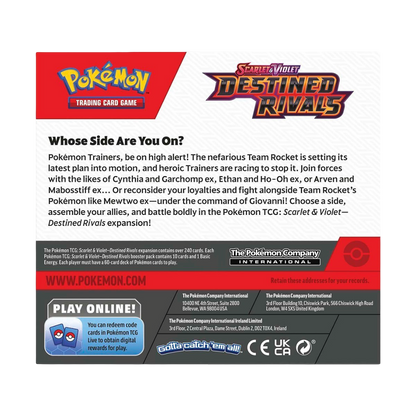 Pokemon TCG: Scarlet & Violet Destined Rivals Booster Box (36 Packs)