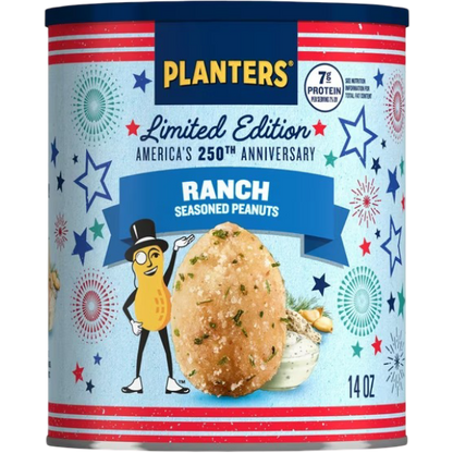 PLANTERS Ranch Seasoned Peanuts Limited Edition, 14 oz