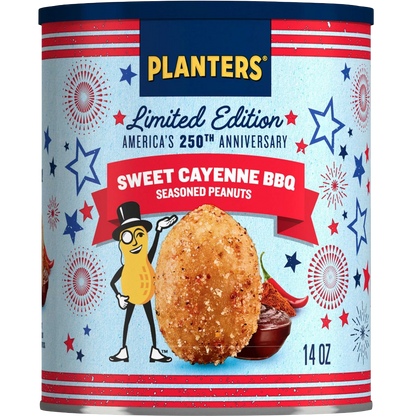 PLANTERS Sweet Cayenne BBQ Peanuts Limited Edition, 14 oz