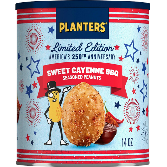 PLANTERS Sweet Cayenne BBQ Peanuts Limited Edition, 14 oz