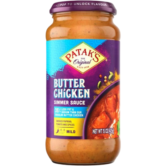 Patak's Light Butter Chicken Simmer Sauce, 15 oz