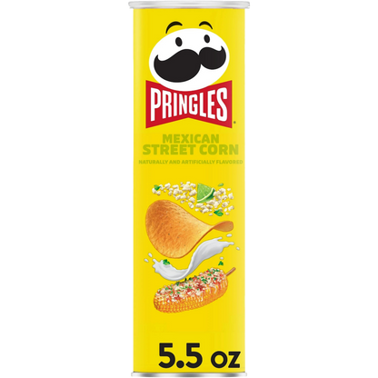 Pringles Elote Mexican Street Corn Potato Crisps Chips, 5.5oz