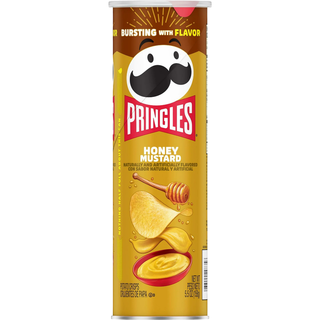 Pringles Honey Mustard Potato Crisps Chips, 5.5oz