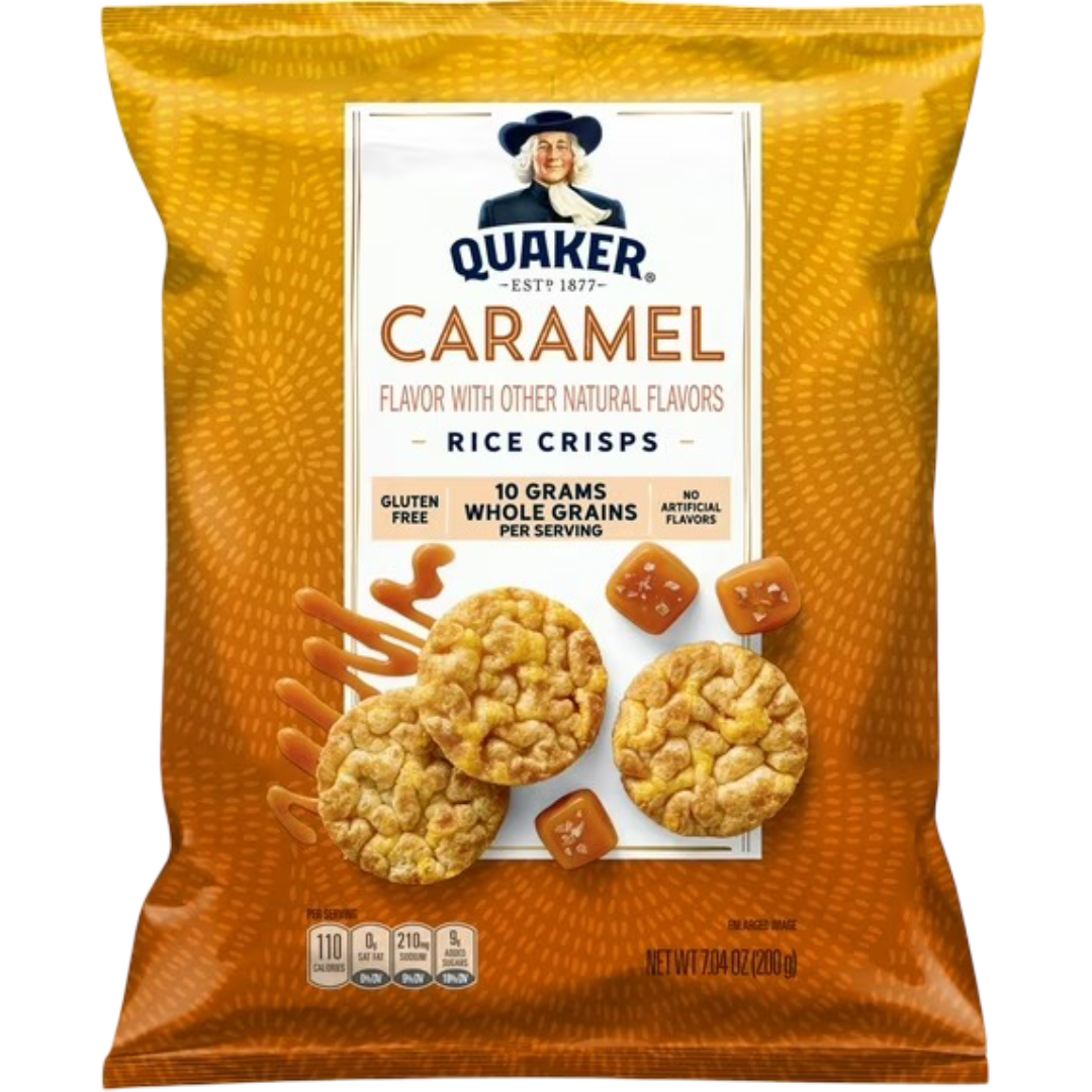 Quaker Caramel Flavored Rice Crisps, 7.04oz