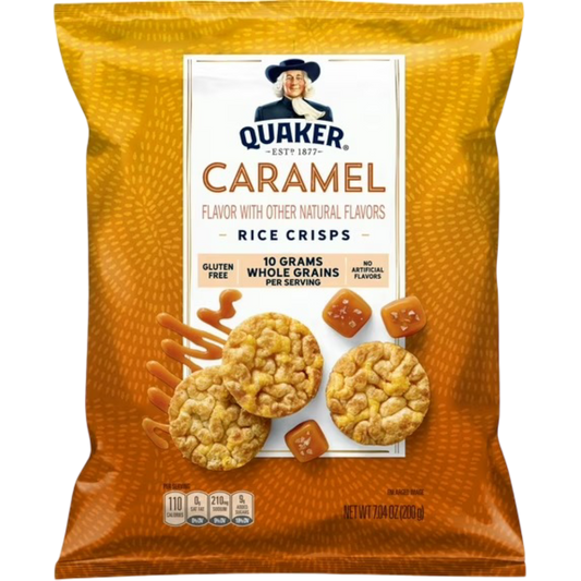 Quaker Caramel Flavored Rice Crisps, 7.04oz
