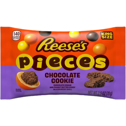 Reese's Pieces Chocolate Cookie & Peanut Butter Candy, 2.5 oz