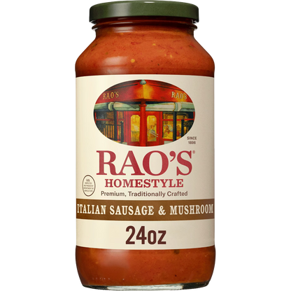 Rao's Homemade Italian Sausage & Mushroom Sauce, 24oz