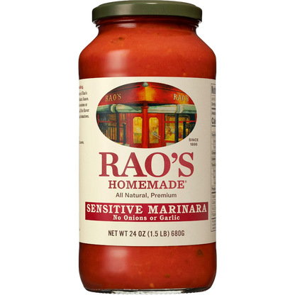 Rao's Homemade Sensitive Marinara Pasta Sauce, 24oz