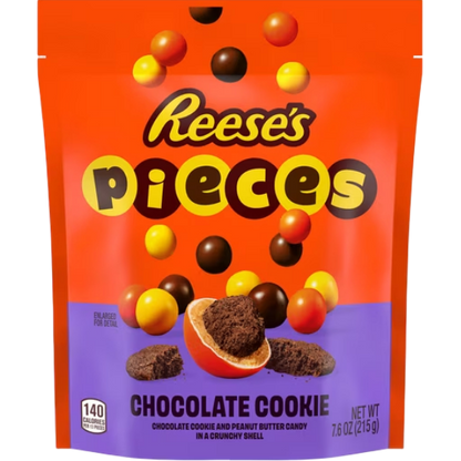 Reese's Pieces Chocolate Cookie & Peanut Butter Candy, 7.6 oz