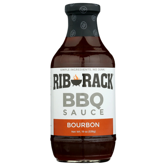 Rib Rack Southern Bourbon BBQ Sauce, 19oz