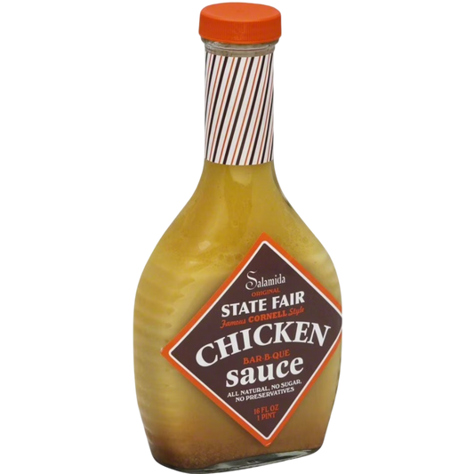 Salamida Original State Fair Famous Cornell Style Chicken BBQ Sauce, 16 oz