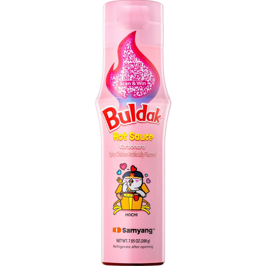 Samyang Carbo Buldak Korean Spicy Hot Chicken Flavor Sauce, 7 oz