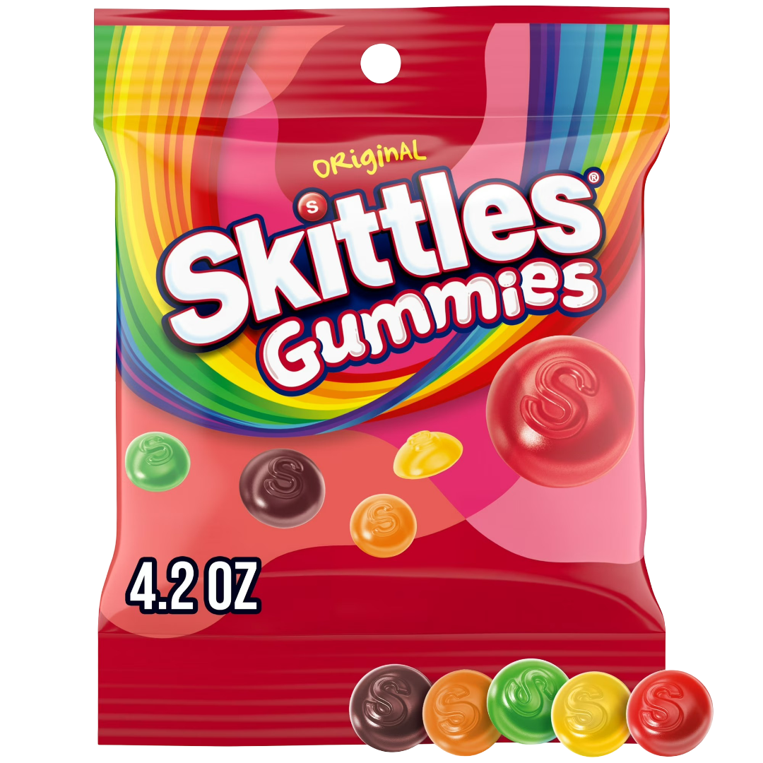 Skittles Original Gummy Candy, 4.2oz