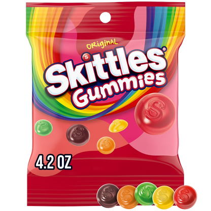Skittles Original Gummy Candy, 4.2oz