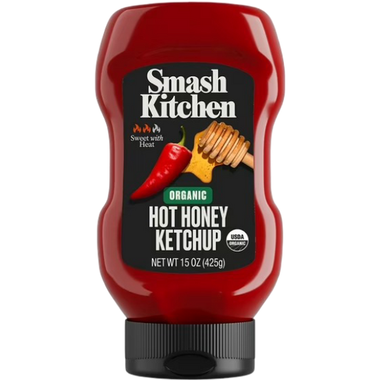 Smash Kitchen Organic Hot Honey Ketchup, 15 oz