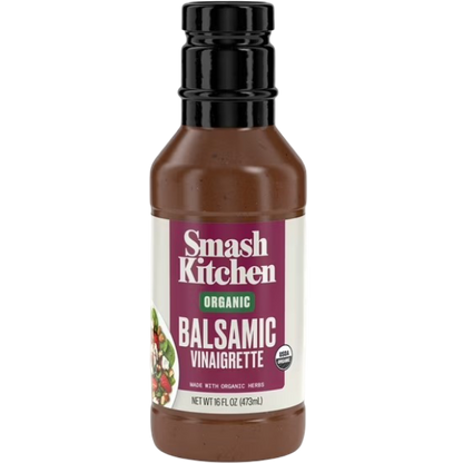 Smash Kitchen Organic Balsamic Vinaigrette Salad Dressing, 16 fl oz