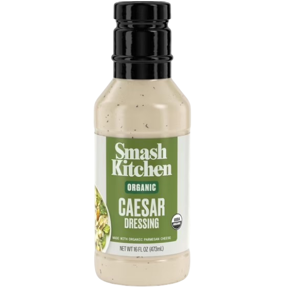 Smash Kitchen Organic Caesar Salad Dressing, 16 fl oz