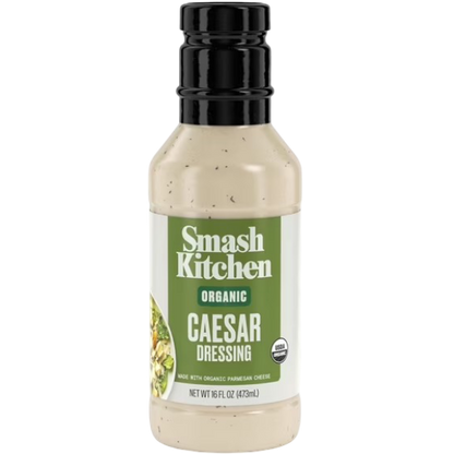 Smash Kitchen Organic Caesar Salad Dressing, 16 fl oz
