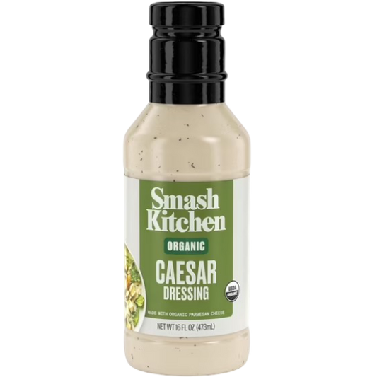 Smash Kitchen Organic Caesar Salad Dressing, 16 fl oz