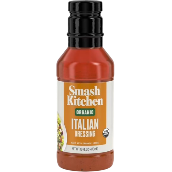 Smash Kitchen Organic Italian Salad Dressing, 16 fl oz