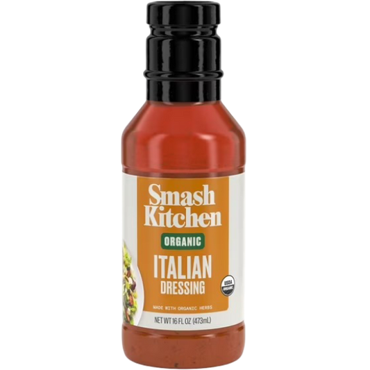 Smash Kitchen Organic Italian Salad Dressing, 16 fl oz