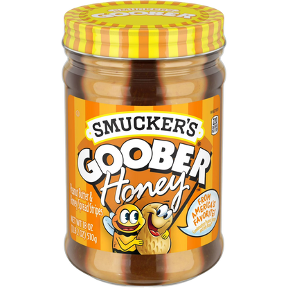 Smucker's Goober Peanut Butter & Honey Spread Stripes 18oz