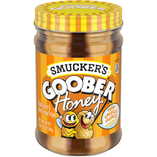 Smucker's Goober Peanut Butter & Honey Spread Stripes 18oz