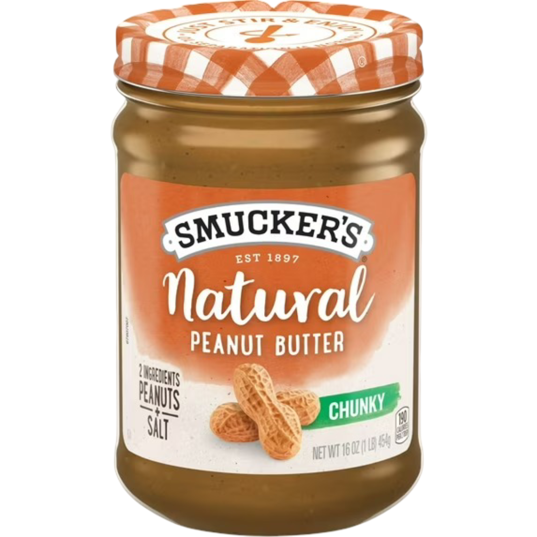 Smucker’s Natural Chunky Peanut Butter, 16oz