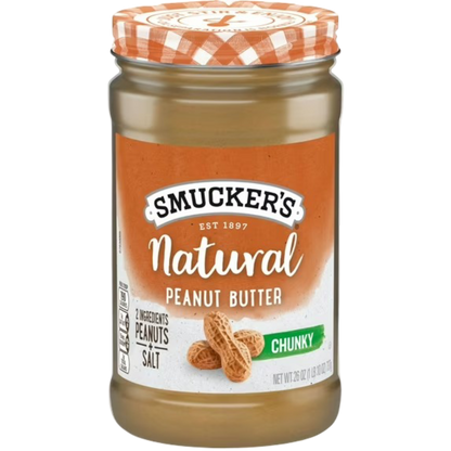 Smucker’s Natural Chunky Peanut Butter, 26oz