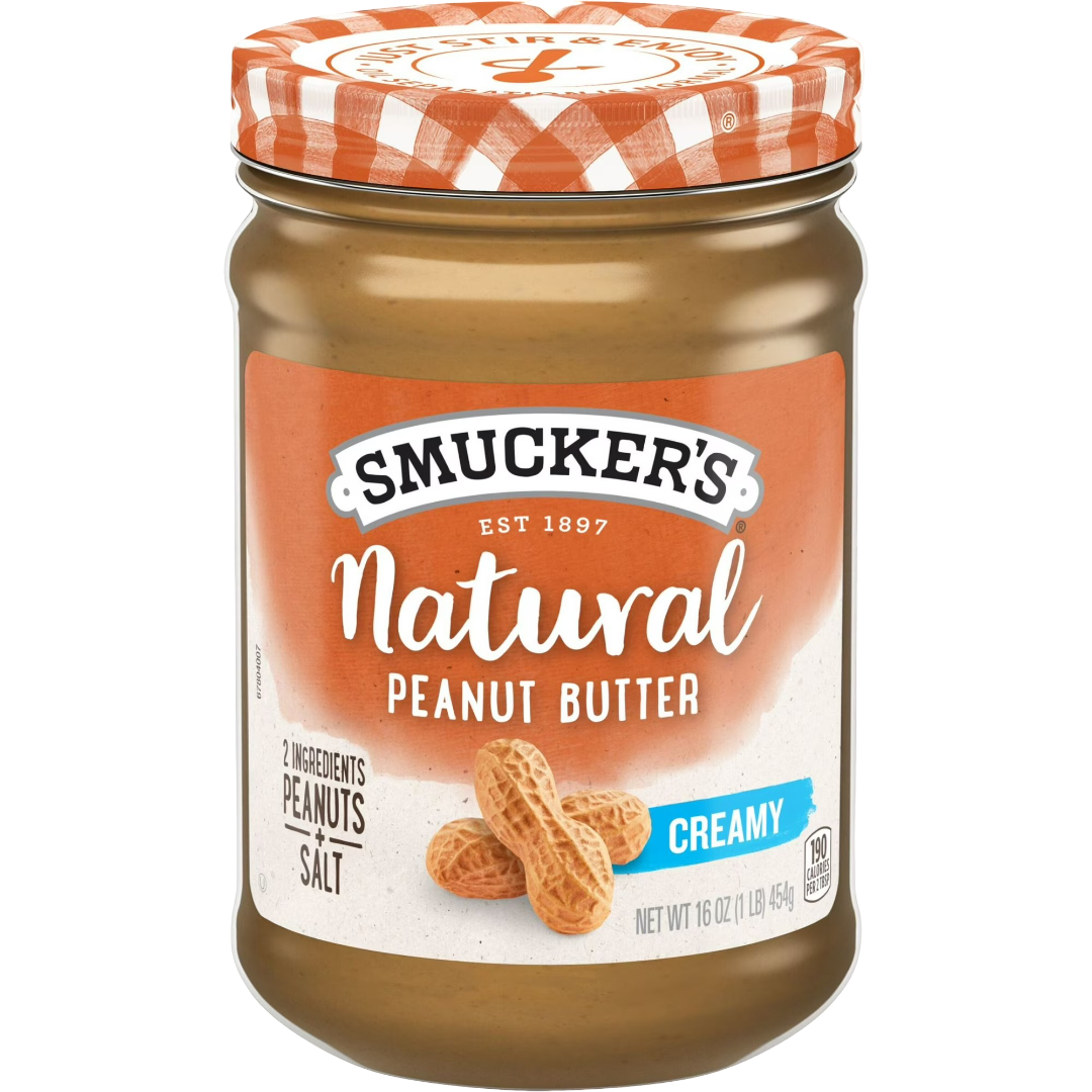 Smucker’s Natural Creamy Peanut Butter, 16oz