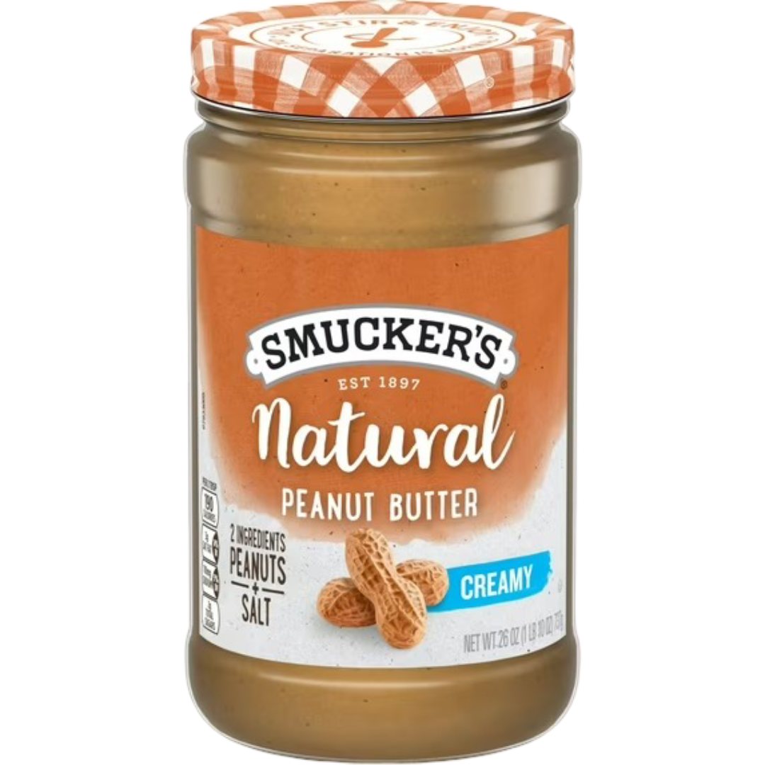 Smucker’s Natural Creamy Peanut Butter, 26oz
