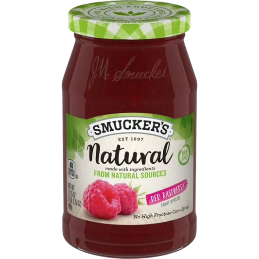 Smucker's Natural Red Raspberry Fruit Spread, 17.25oz