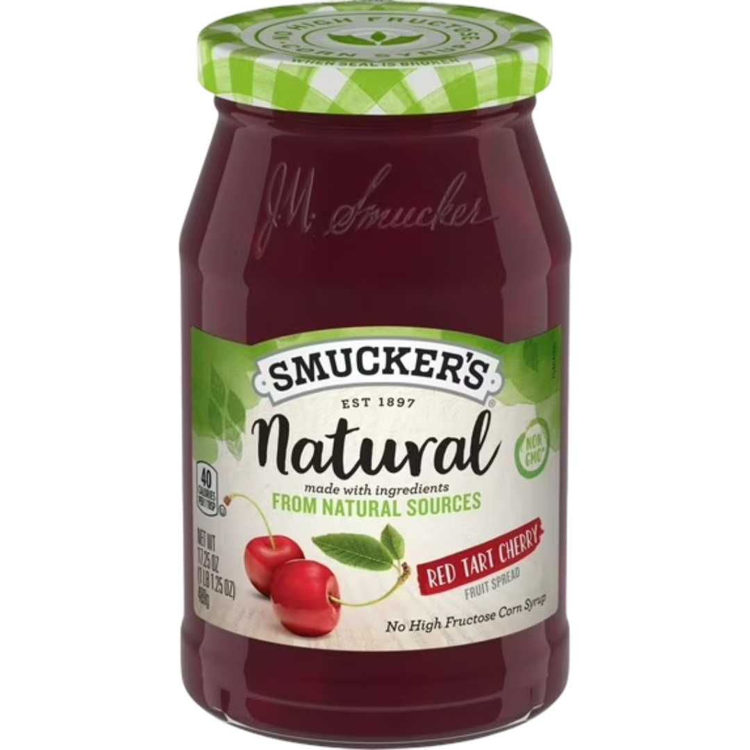 Smucker's Natural Red Tart Cherry Fruit Spread, 17.25oz