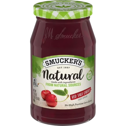 Smucker's Natural Red Tart Cherry Fruit Spread, 17.25oz