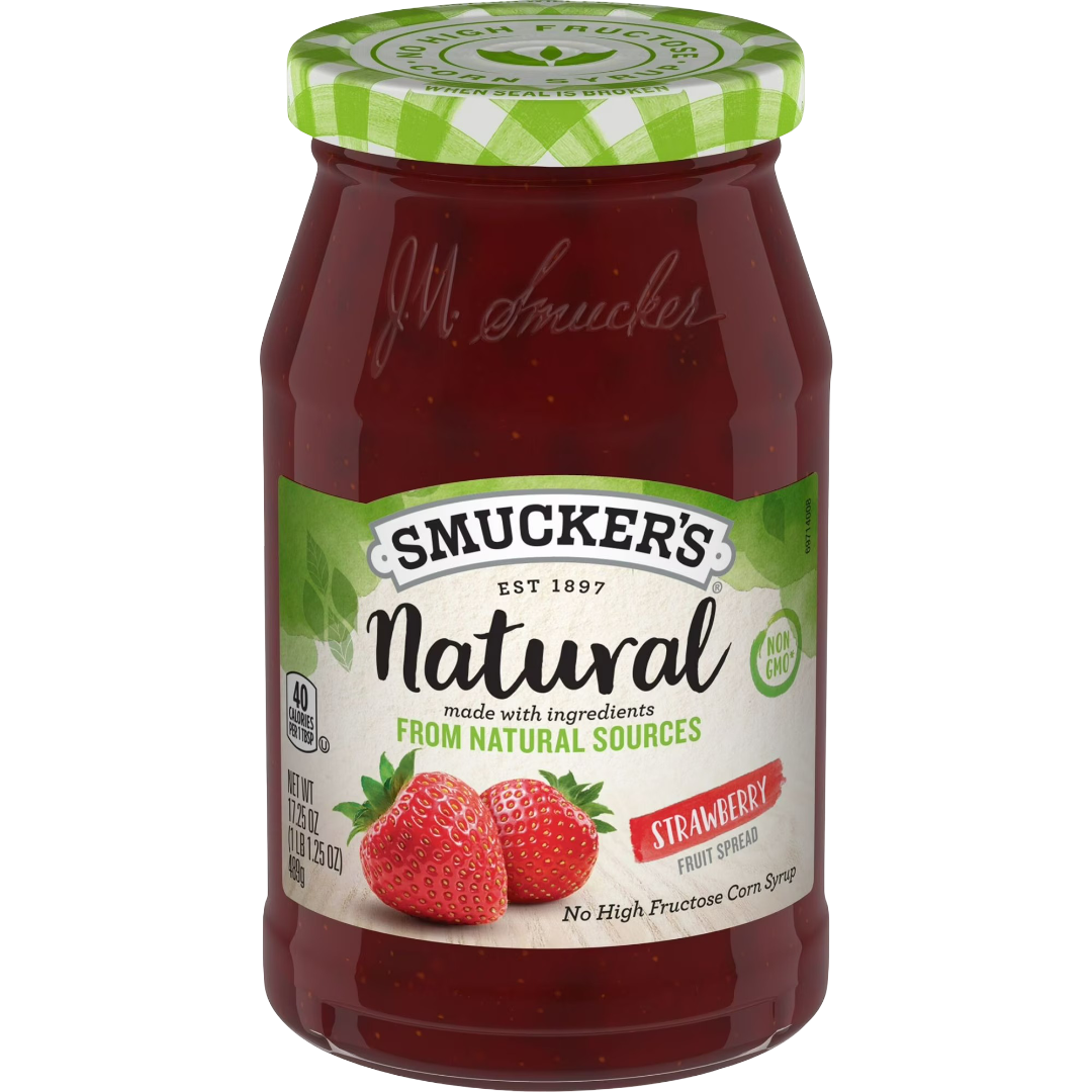 Smucker's Natural Strawberry Fruit Spread, 17.25oz