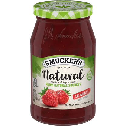 Smucker's Natural Strawberry Fruit Spread, 17.25oz