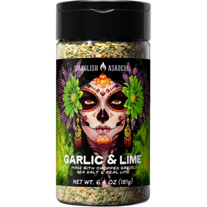 Spanglish Asadero Garlic & Lime Seasoning Blend, 6.4 oz