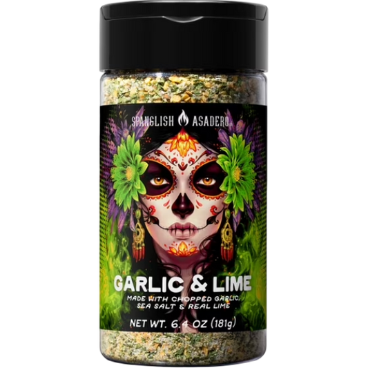 Spanglish Asadero Garlic & Lime Seasoning Blend, 6.4 oz