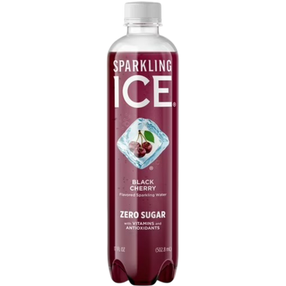Sparkling Ice Naturally Flavored Sparkling Water, Black Cherry 17 fl oz