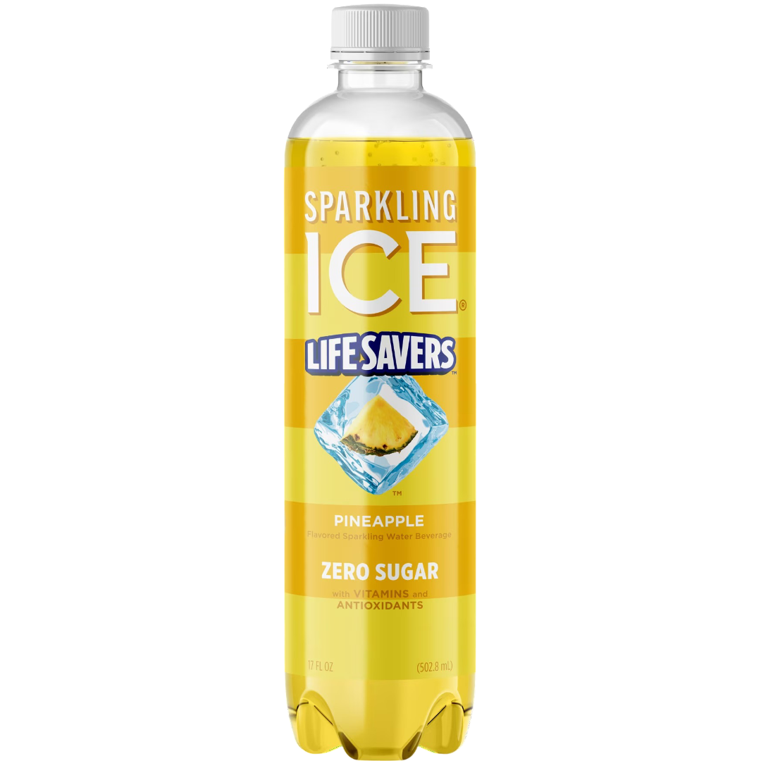 Sparkling Ice Life Savers Pineapple Sparkling Water 17 fl oz