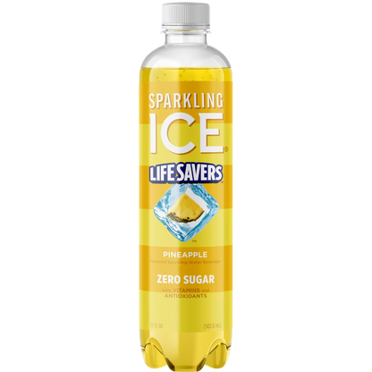 Sparkling Ice Life Savers Pineapple Sparkling Water 17 fl oz