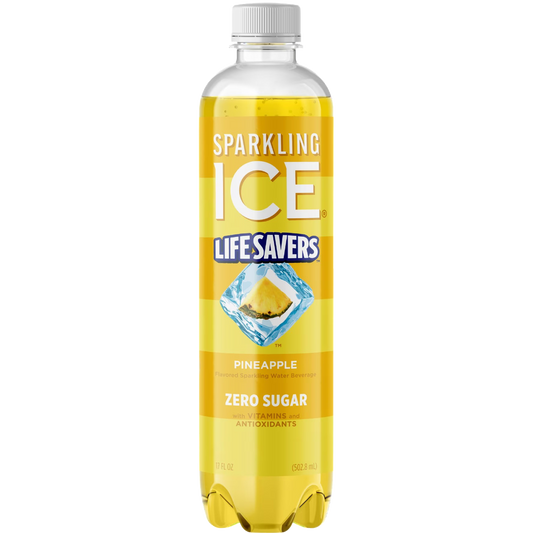 Sparkling Ice Life Savers Pineapple Sparkling Water 17 fl oz
