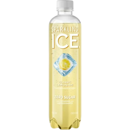 Sparkling Ice Naturally Flavored Sparkling Water, Classic Lemonade, 17 fl oz