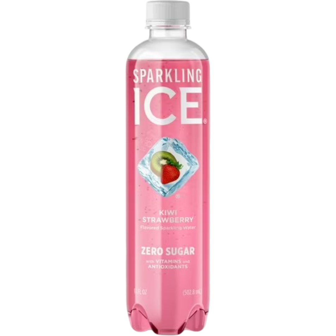 Sparkling Ice Naturally Flavored Sparkling Water, Kiwi Strawberry, 17 fl oz
