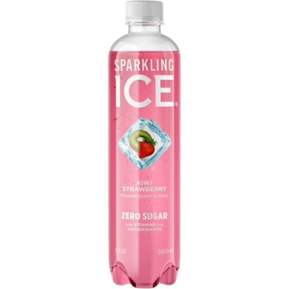 Sparkling Ice Naturally Flavored Sparkling Water, Kiwi Strawberry, 17 fl oz